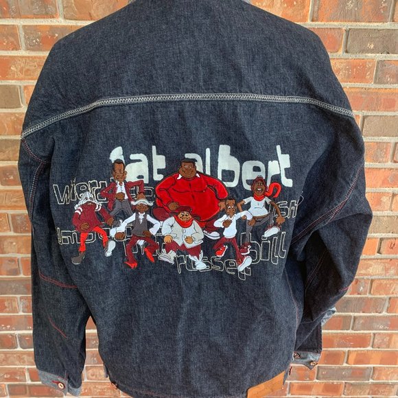 FUBU Jackets & Coats Fubu Platinum 9s Y2k Denim Fat Albert And Gang